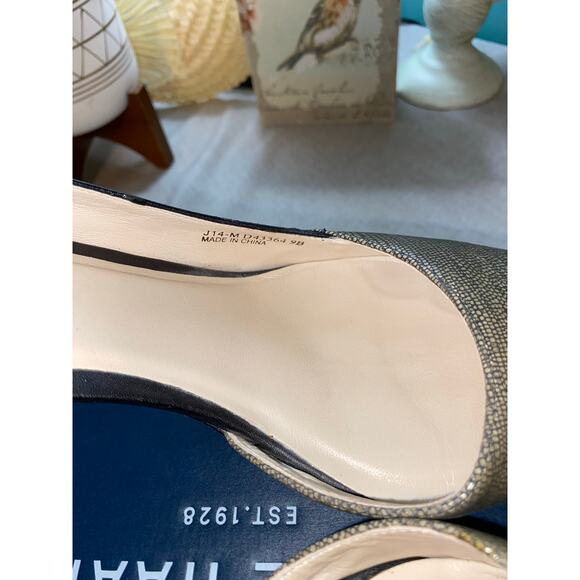 Cole Haan Highland Pump Women’s size 9 B Tan Black Heels with Box GUC - Picture 6 of 12